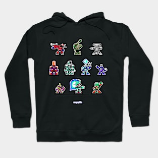 Mega Man Unlimited - Robot Masters Sprites Hoodie